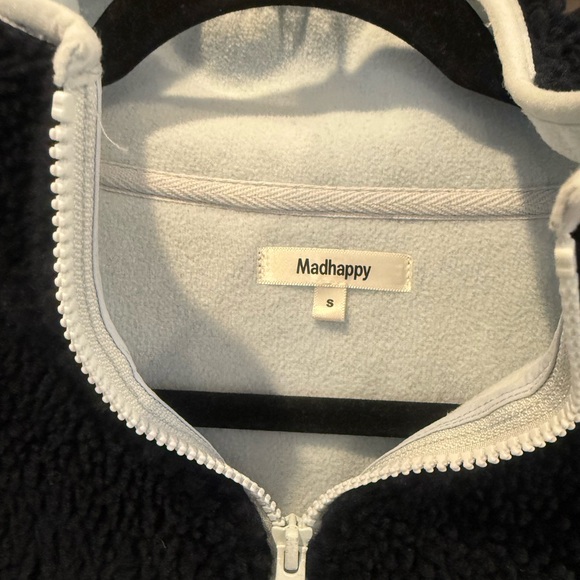 Madhappy Outdoors Sherpa Fleece Pullover Navy - Picture 4 of 6